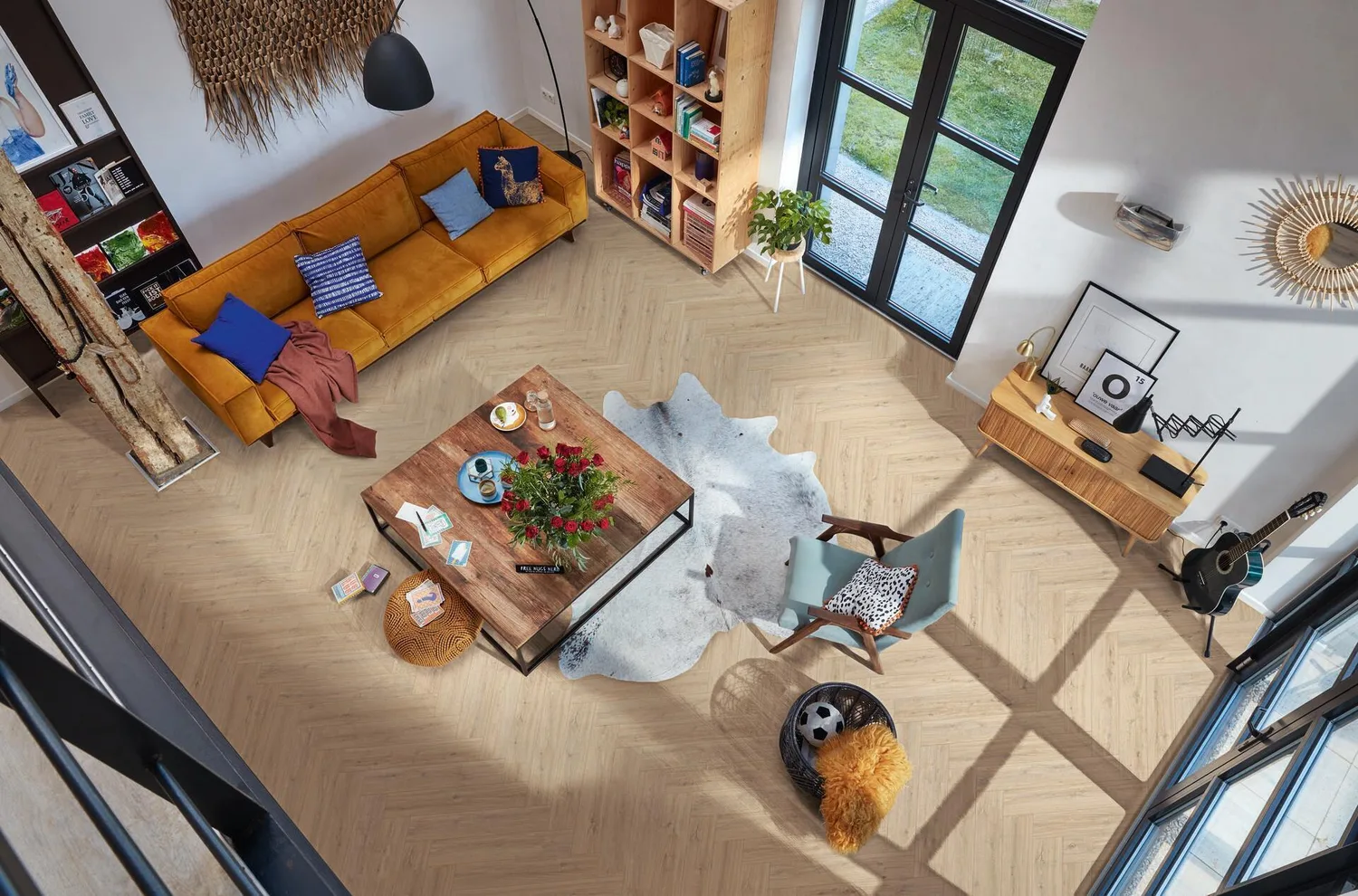 Ambiente de la serie de suelo laminado MEISTER LS 350